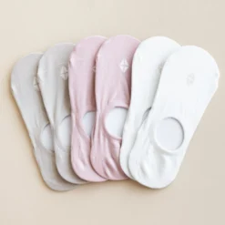 Women's No Show Socks 3-Pack in Neutral