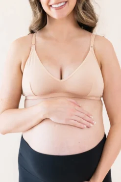 Women's Nursing Bra in Chai