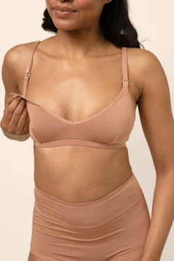 Women's Nursing Bra in Latte