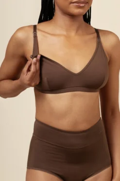 Women's Nursing Bra in Toffee