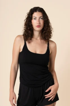 Women's Nursing Tank in Midnight