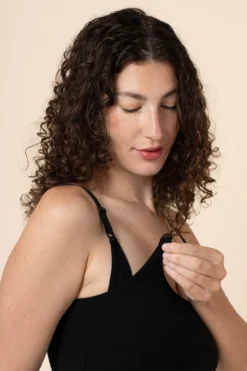 Women's Nursing Tank in Midnight