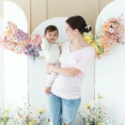 Women’s Relaxed Fit V-Neck in Sakura