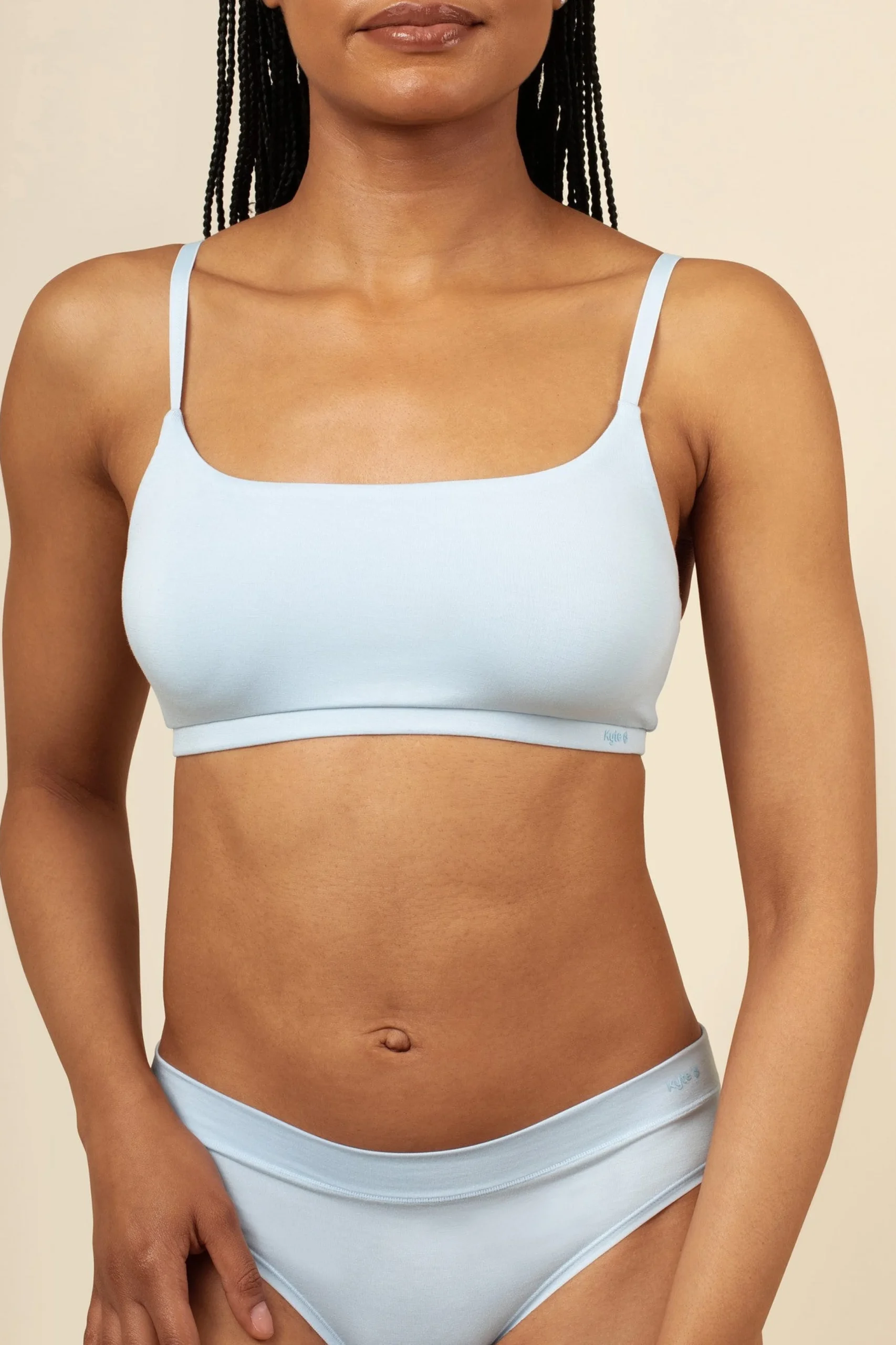Women's Scoop Neck Bralette in Breeze
