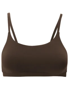 Women's Scoop Neck Bralette in Toffee