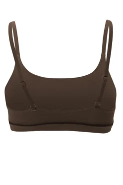 Women's Scoop Neck Bralette in Toffee