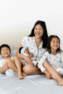 Women's Short Sleeve Pajama Set in Amalfi Coast