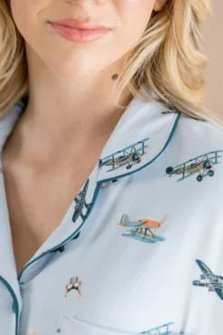 Women's Short Sleeve Pajama Set in Take Off