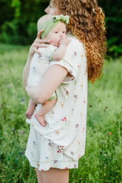 Women’s Short Sleeve Pajama Set in Wildflower