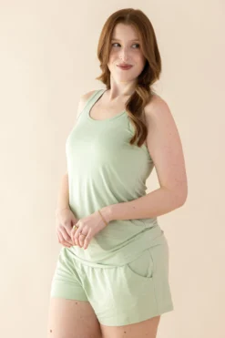 Women's Tank Set in Basil
