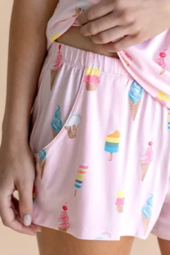 Women's Tank Set in Sakura Ice Cream