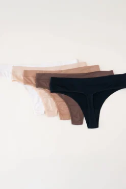Women's Thong in Latte