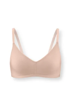 Women's V-Neck Bra in Chai