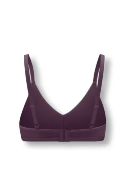 Women's V-Neck Bra in Currant