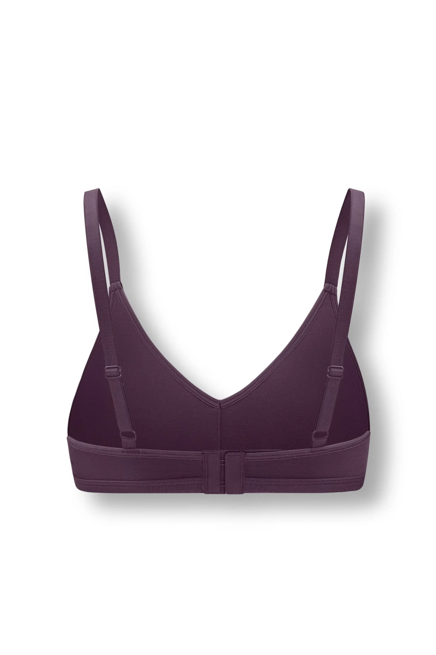 Women's V-Neck Bra in Currant