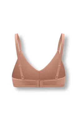Women's V-Neck Bra in Latte