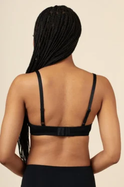 Women's V-Neck Bra in Midnight