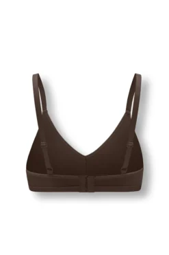 Women's V-Neck Bra in Toffee