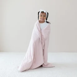 Youth Blanket in Blush 2.5
