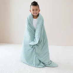 Youth Blanket in Sage 2.5