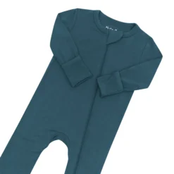 Zippered Footie in Atlantic