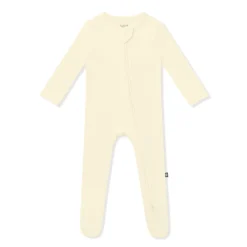 Zippered Footie in Chamomile