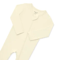 Zippered Footie in Chamomile
