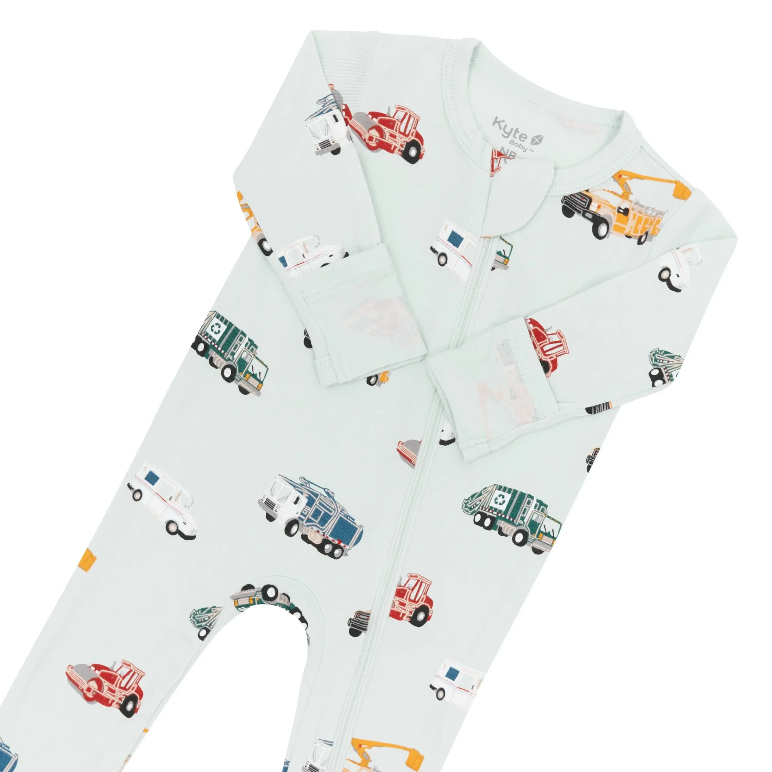 Zippered Footie in City Vehicles