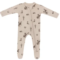 Zippered Footie in Classic Cowboy
