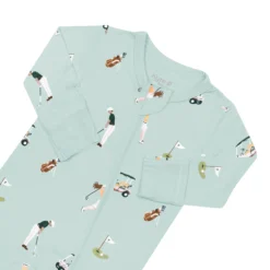 Zippered Footie in Golf
