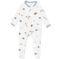 Zippered Footie in Home Run