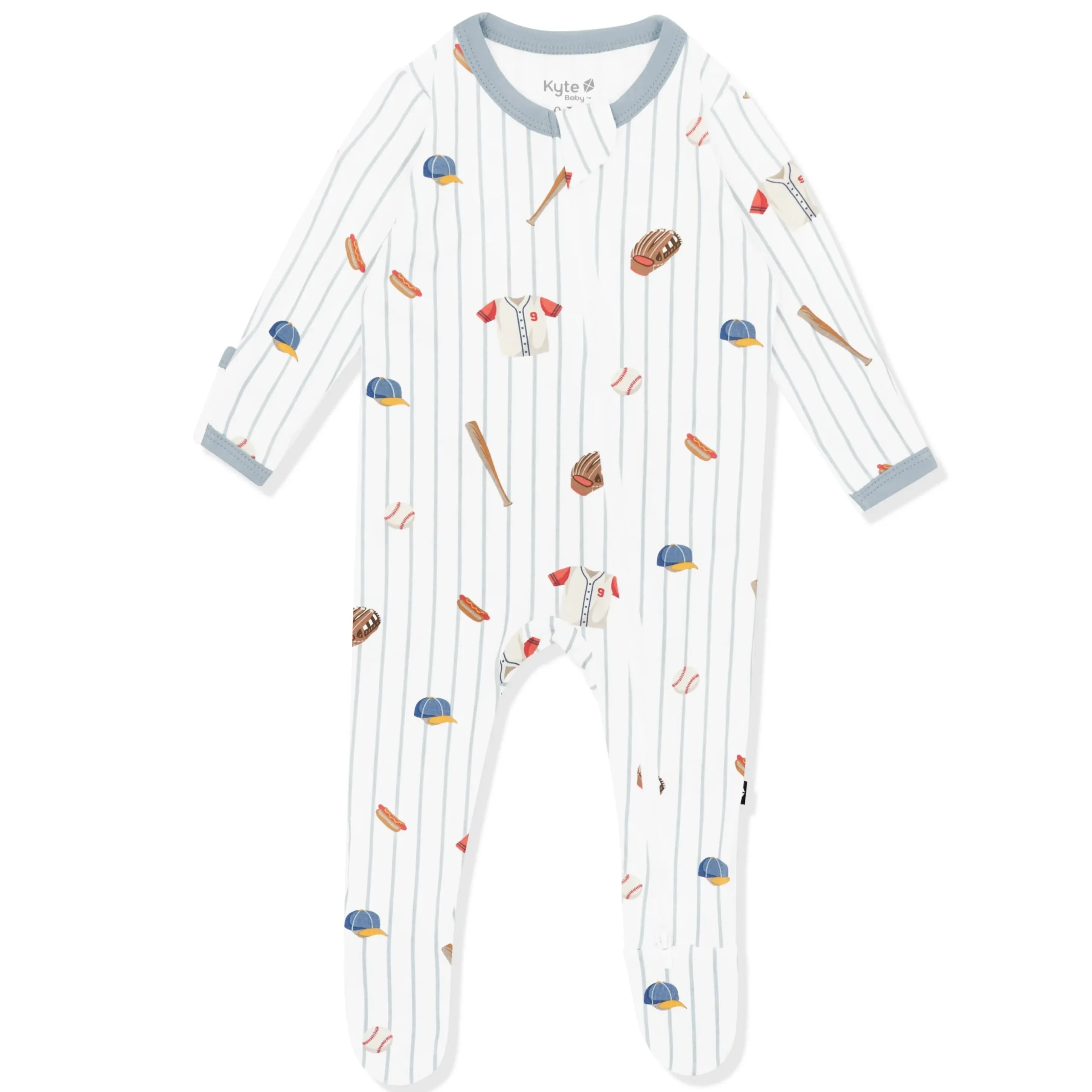 Zippered Footie in Home Run
