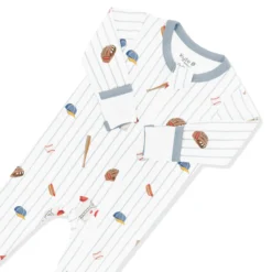 Zippered Footie in Home Run