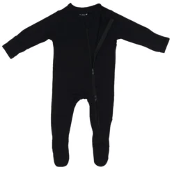 Zippered Footie in Midnight