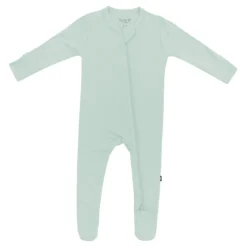 Zippered Footie in Sage