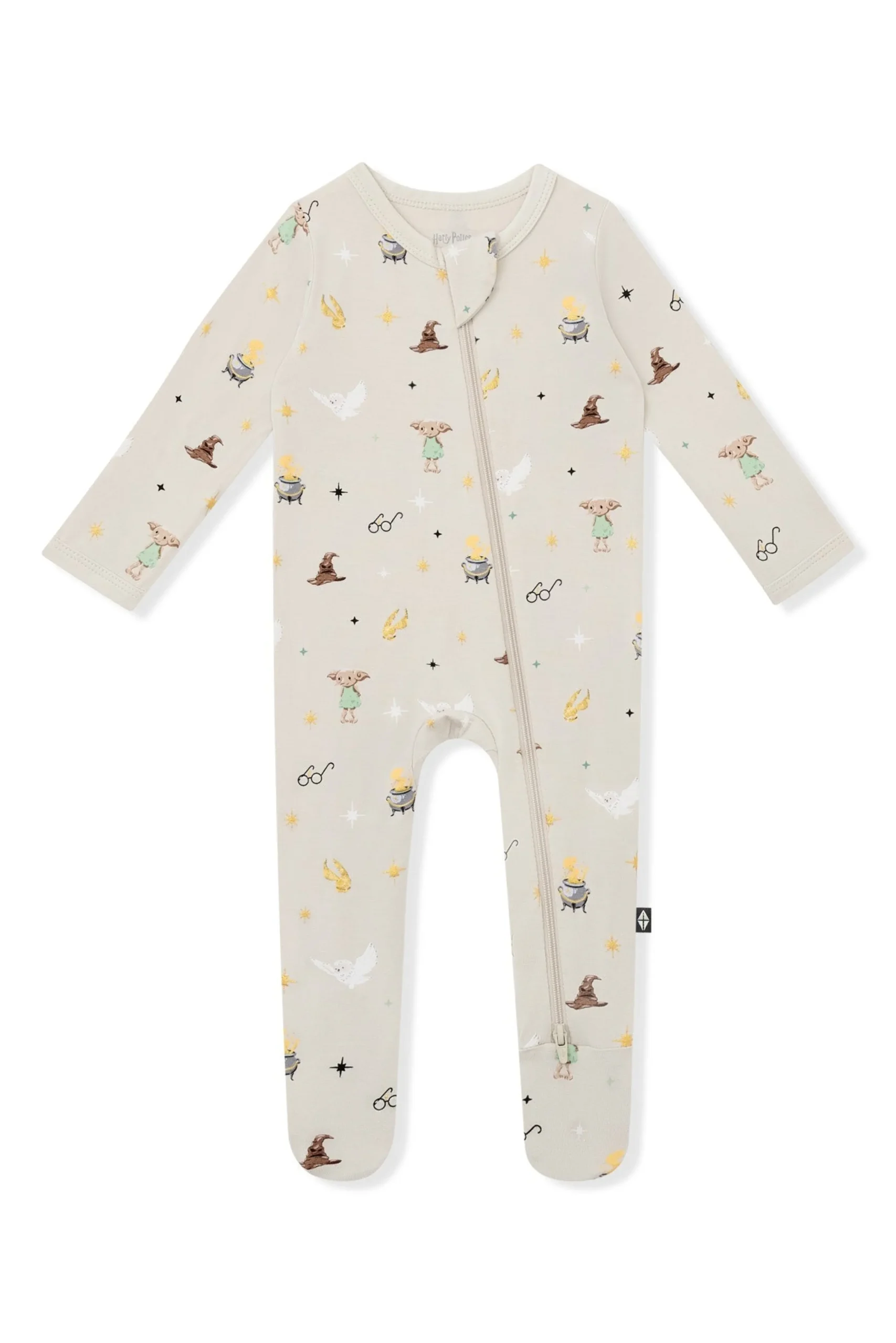 Zippered Footie in Starry Icon
