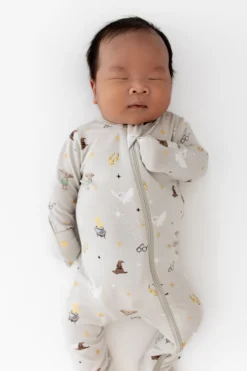 Zippered Footie in Starry Icon