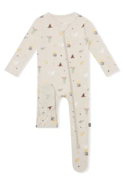 Zippered Footie in Starry Icon