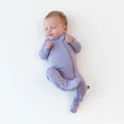 Zippered Footie in Taro