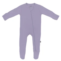 Zippered Footie in Taro