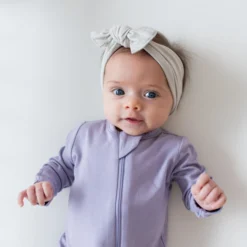 Zippered Footie in Taro