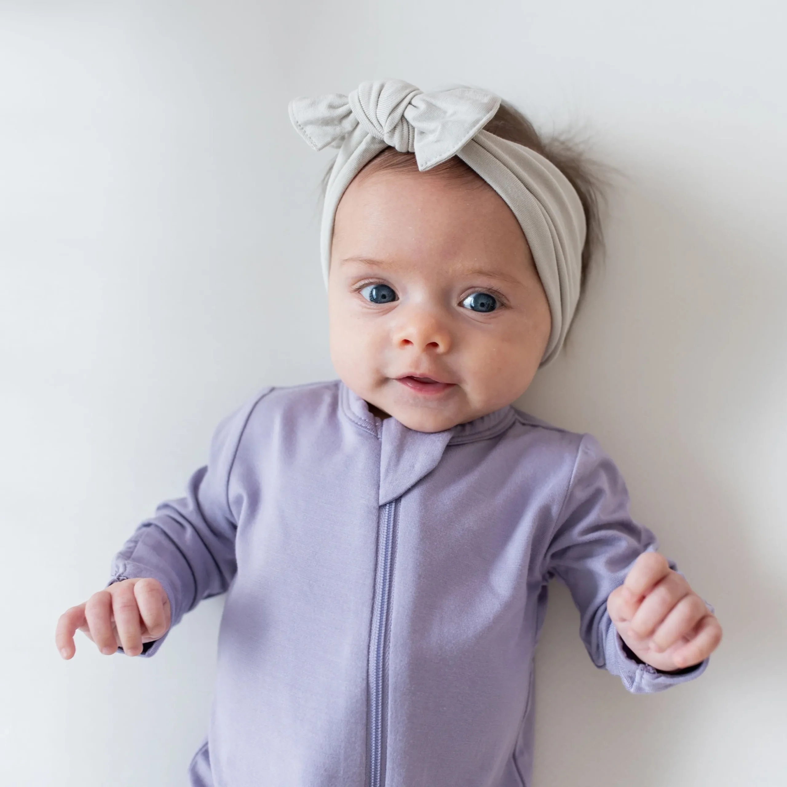 Zippered Footie in Taro