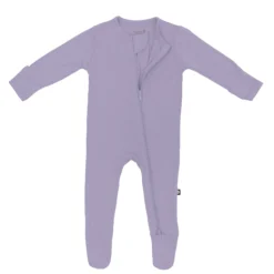 Zippered Footie in Taro