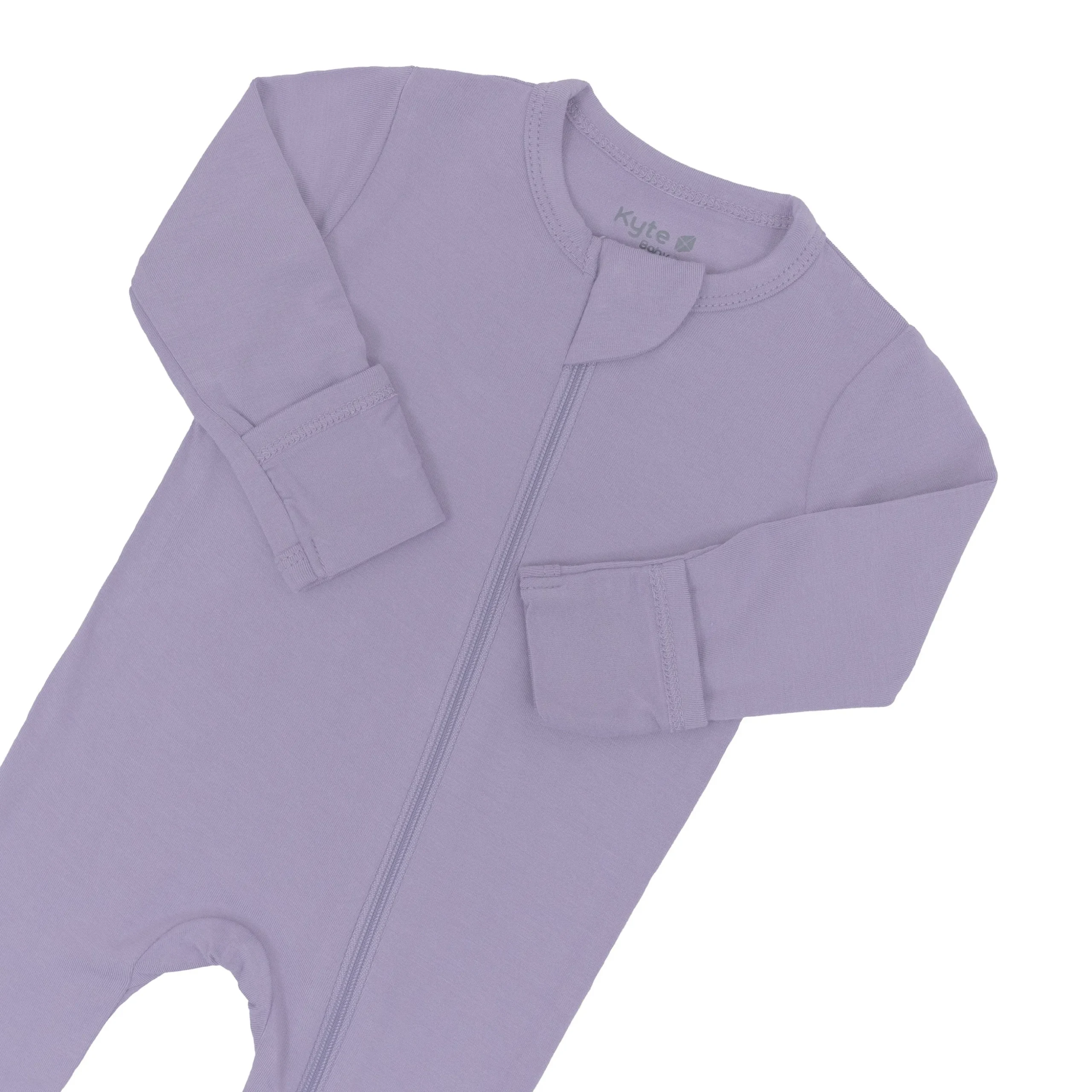 Zippered Footie in Taro