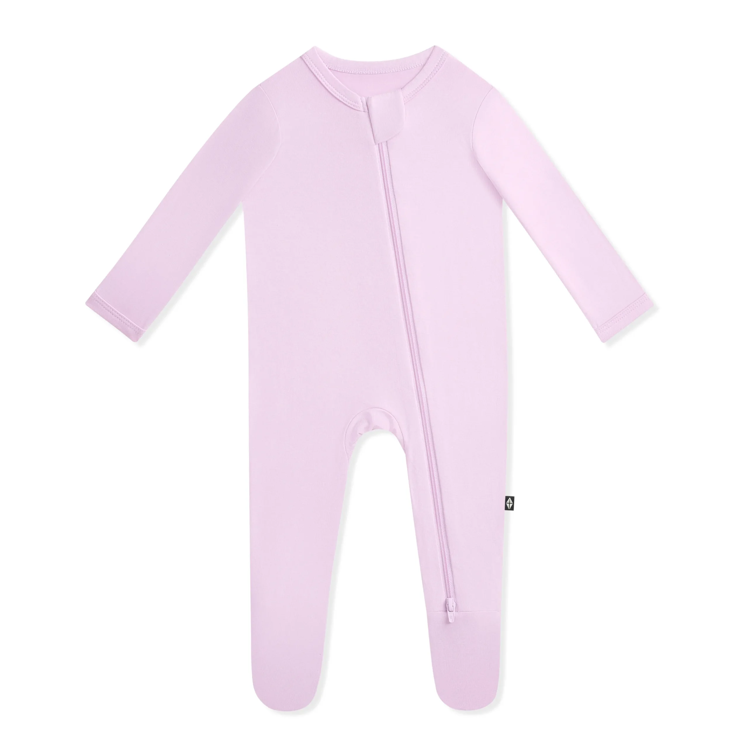 Zippered Footie in Thistle