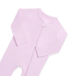 Zippered Footie in Thistle