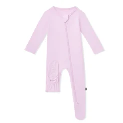 Zippered Footie in Thistle