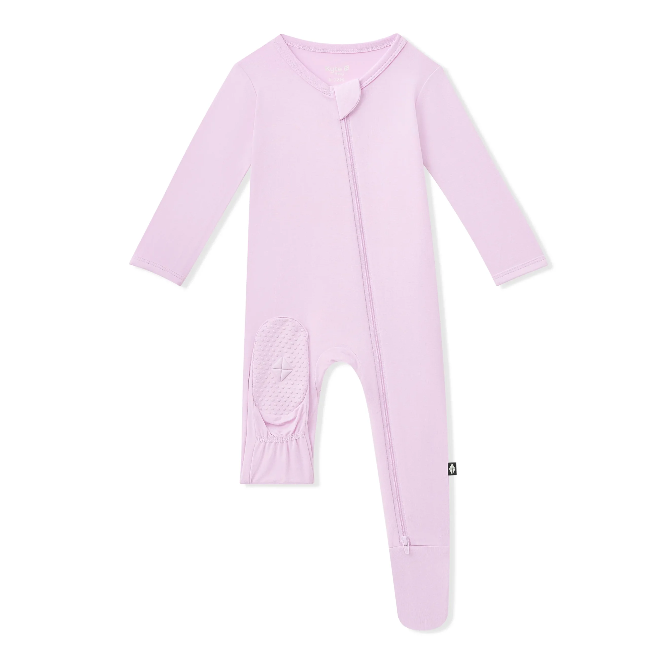 Zippered Footie in Thistle
