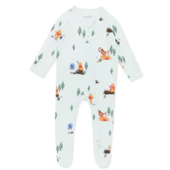Zippered Footie in Winnie the Pooh Hundred Acre Wood