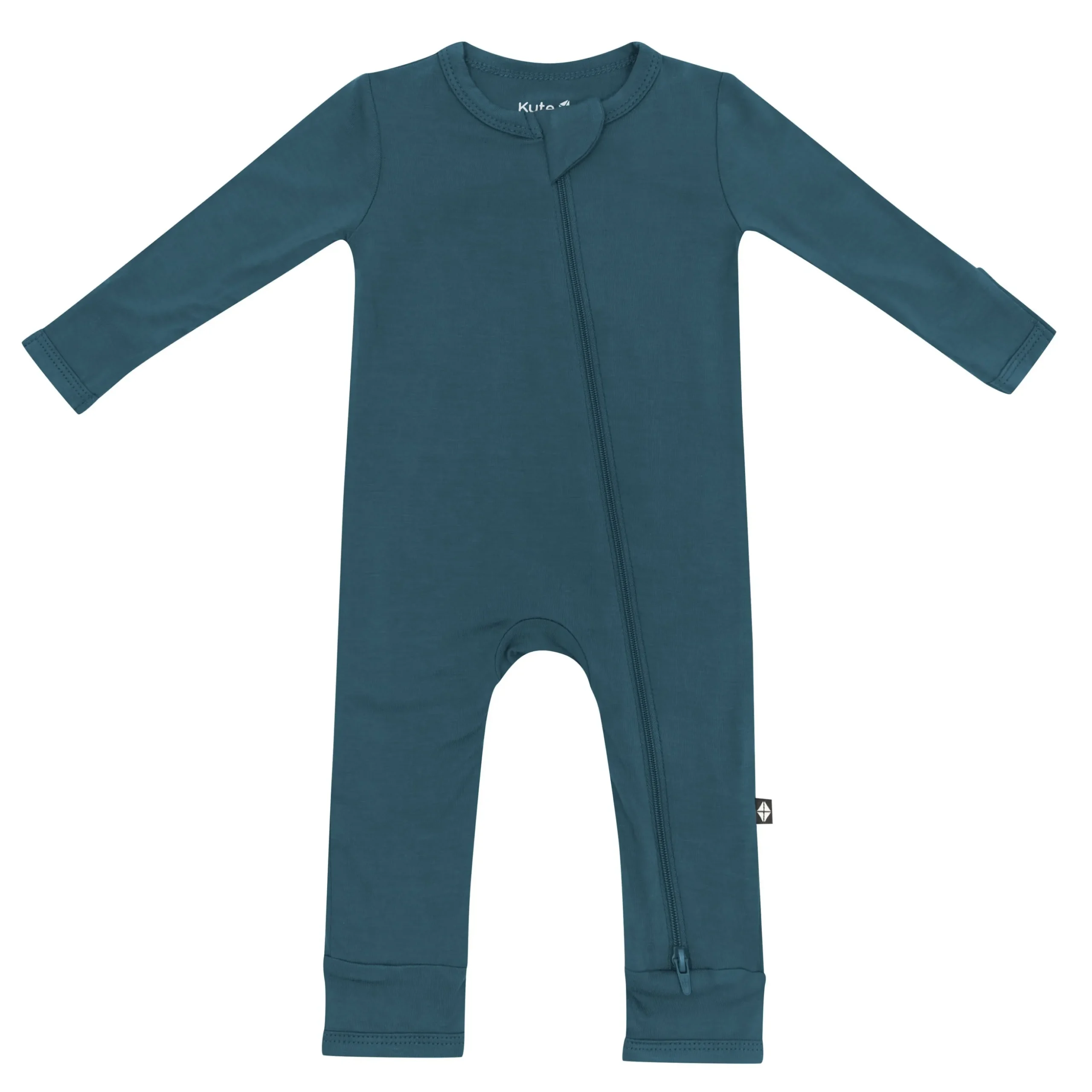 Zippered Romper in Atlantic